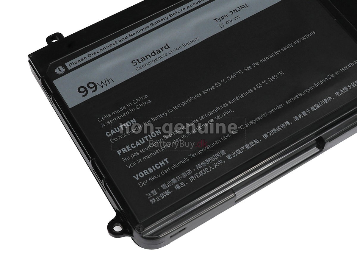 Dell HF250 laptop udskiftningsbatteri