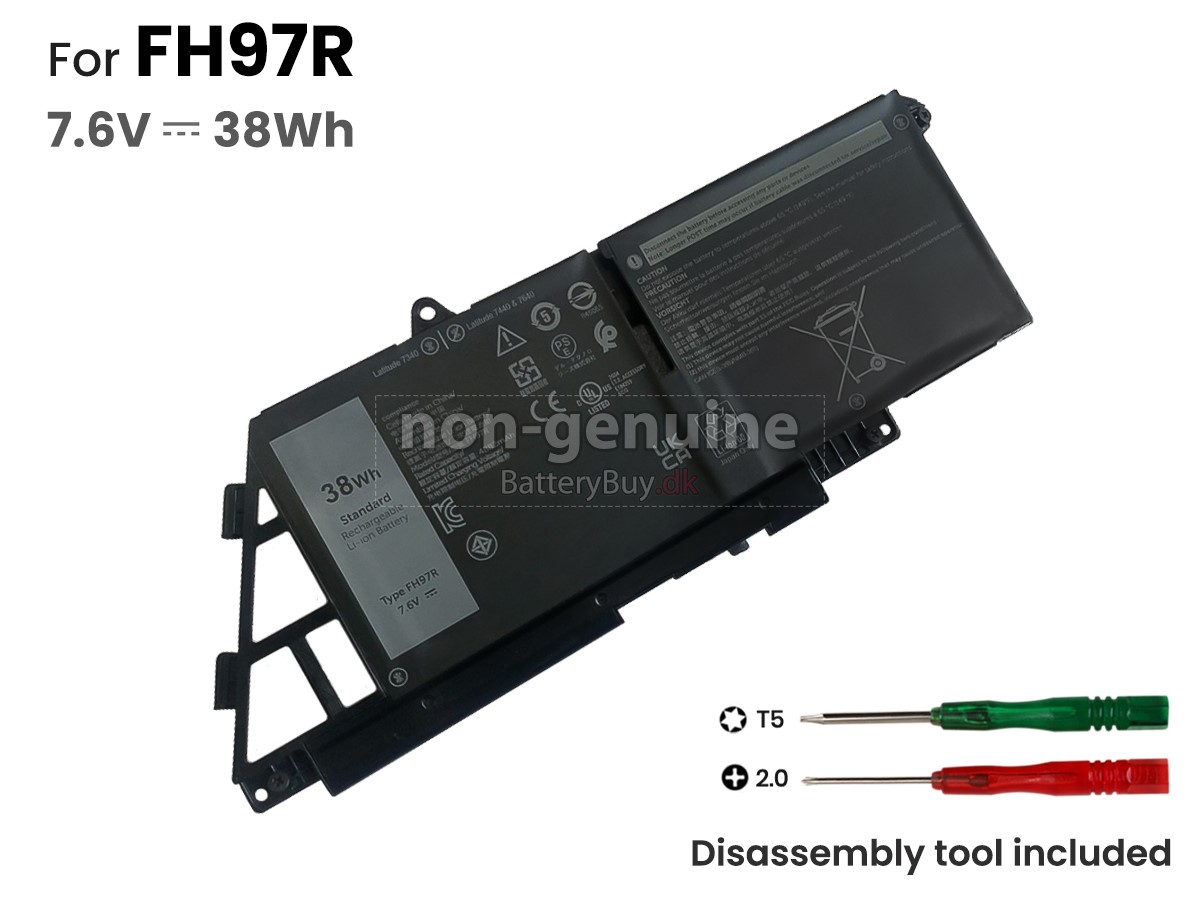 Dell P178G001 udskiftningsbatteri