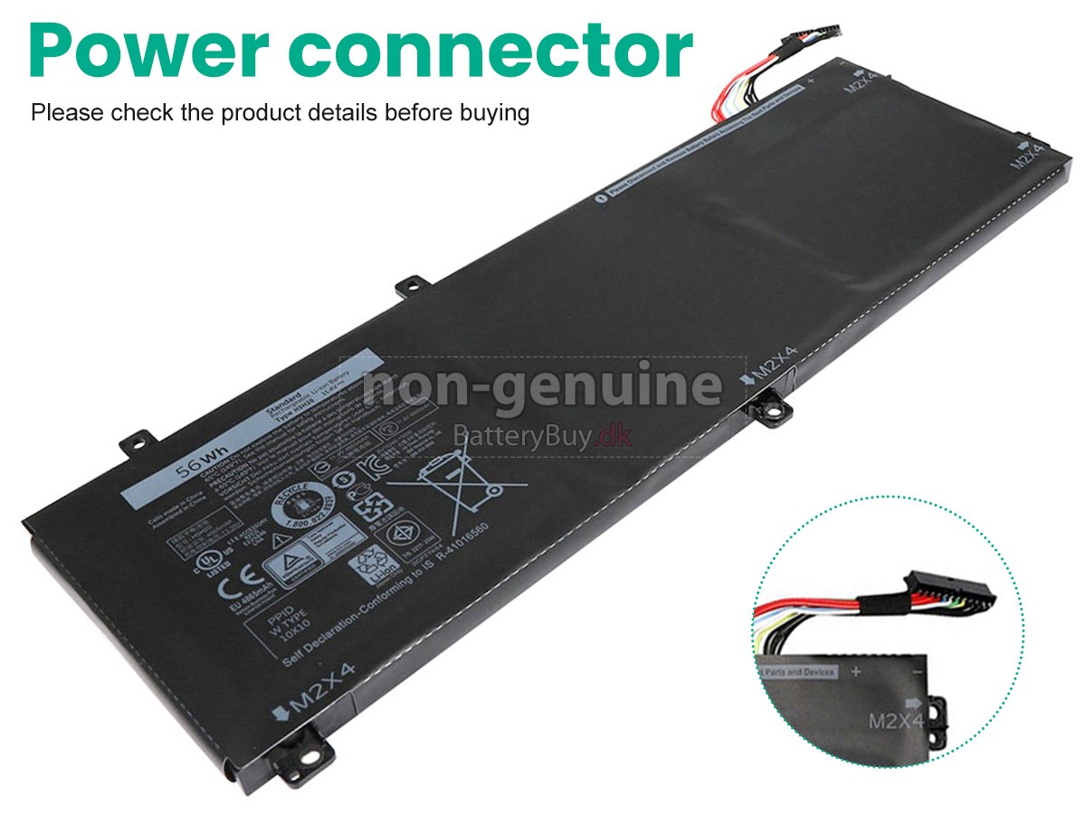 Dell P102F003 udskiftningsbatteri