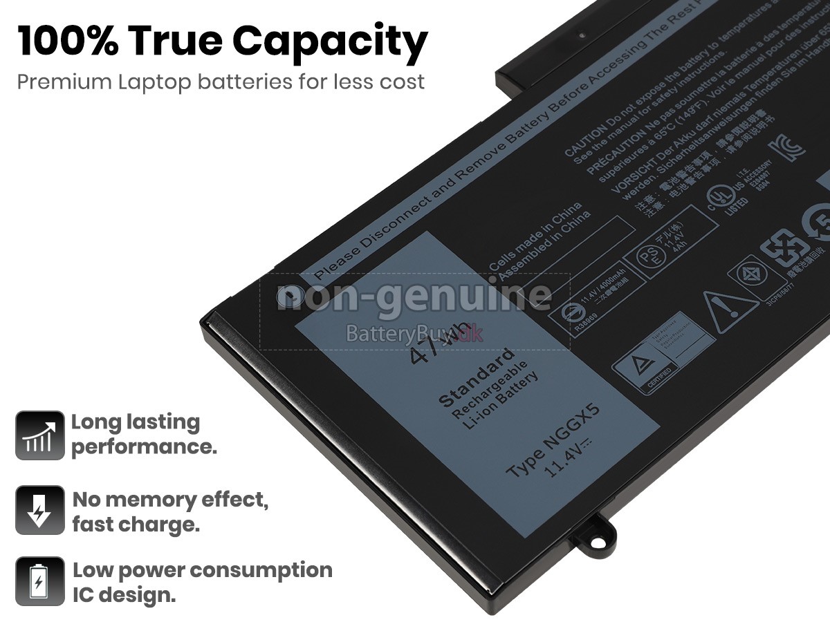 Dell 0YD8XC laptop udskiftningsbatteri