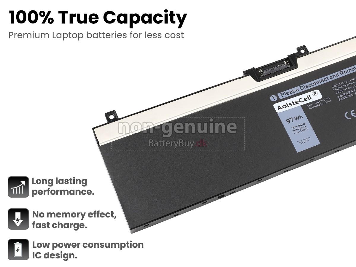 Dell 0H6K6V udskiftningsbatteri