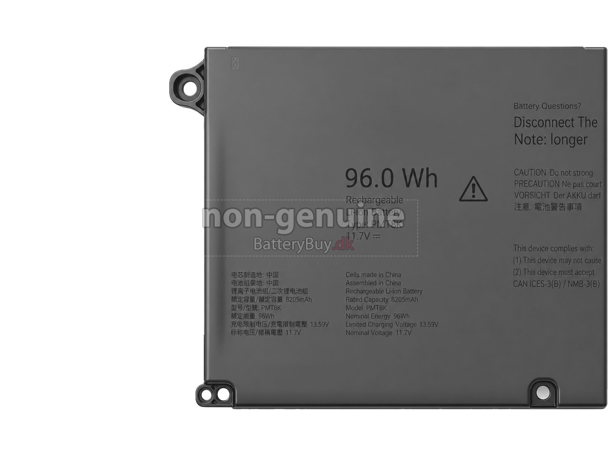 Dell 0M23NC udskiftningsbatteri