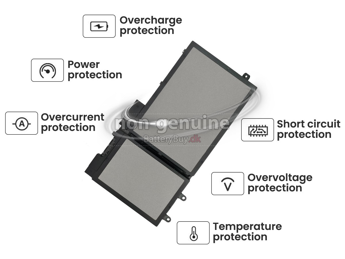 Dell Precision 3540 laptop udskiftningsbatteri
