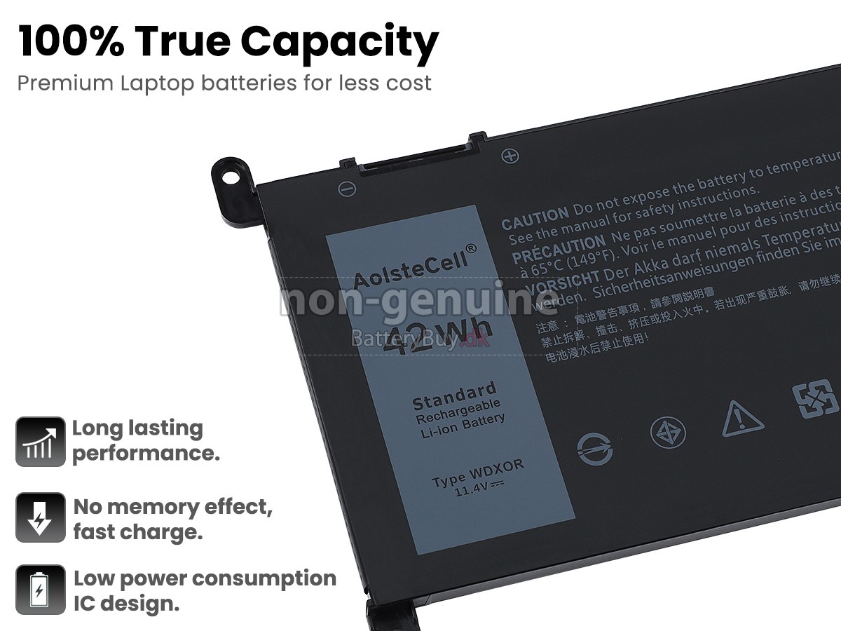 Dell Inspiron 13(5379) laptop udskiftningsbatteri