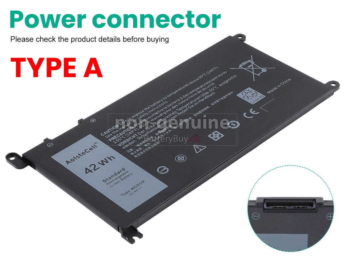 Dell Inspiron 14 7000 udskiftningsbatteri