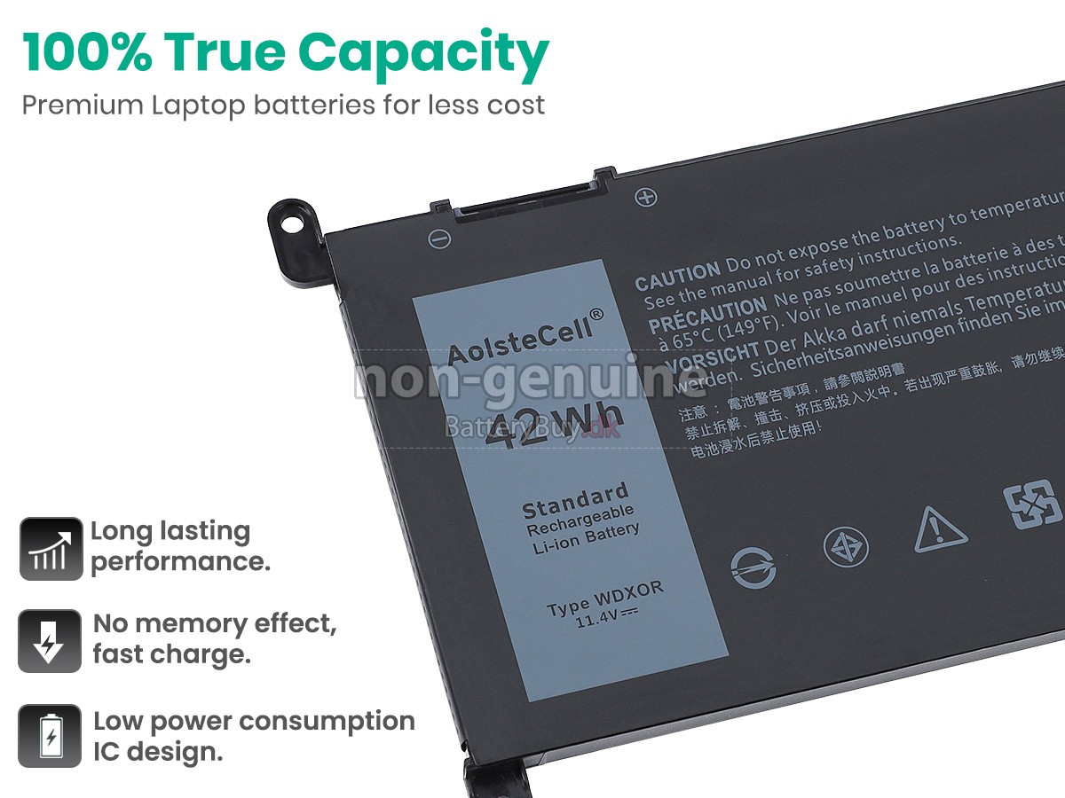 Dell Inspiron 14 7000 udskiftningsbatteri