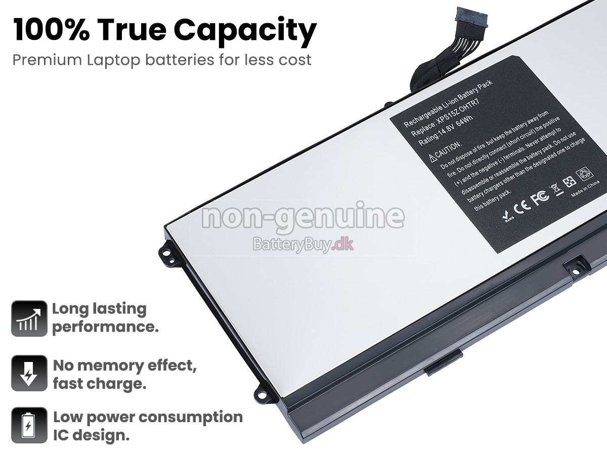 Dell XPS 15Z udskiftningsbatteri