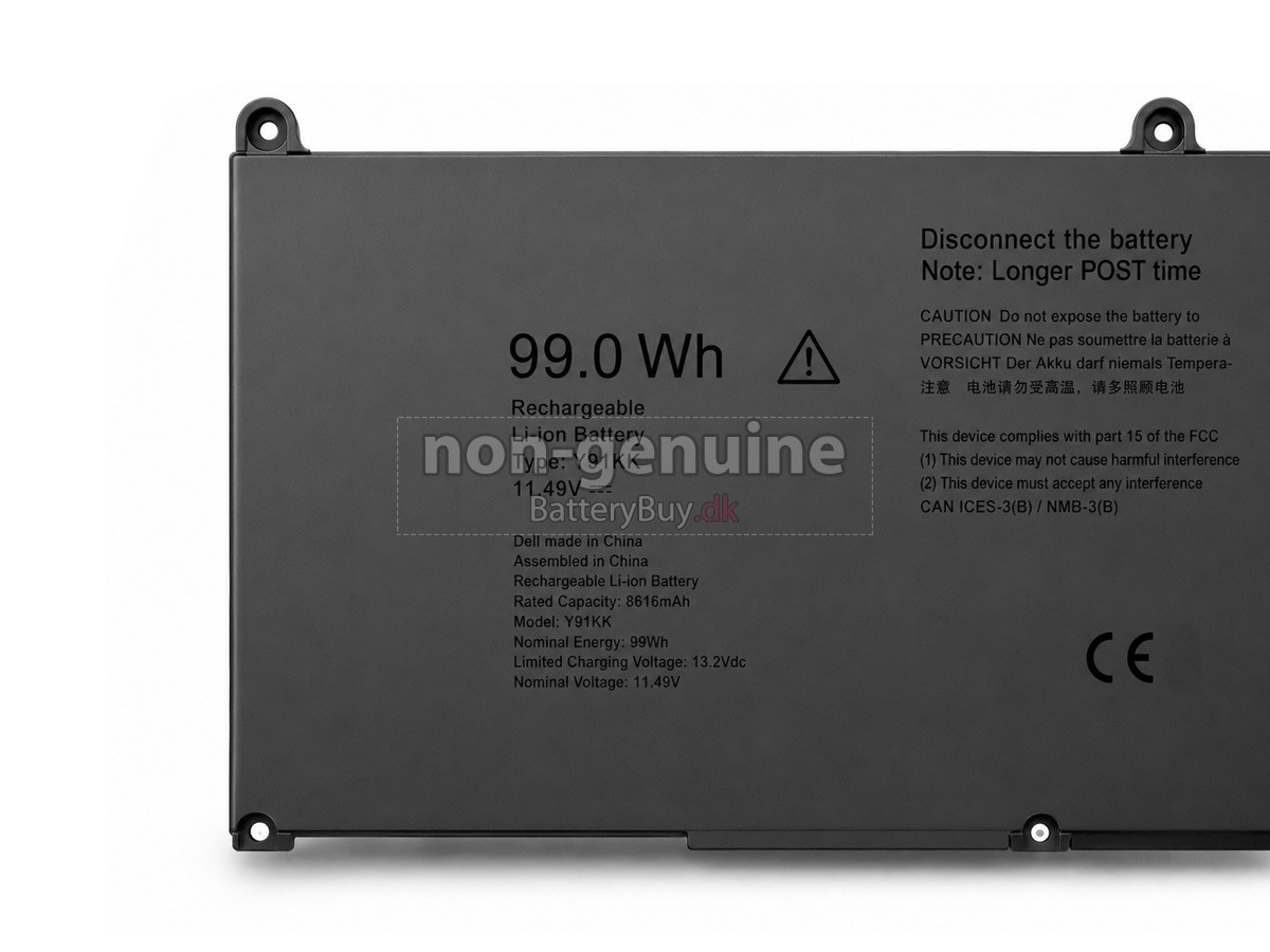 Dell 00D1HD udskiftningsbatteri