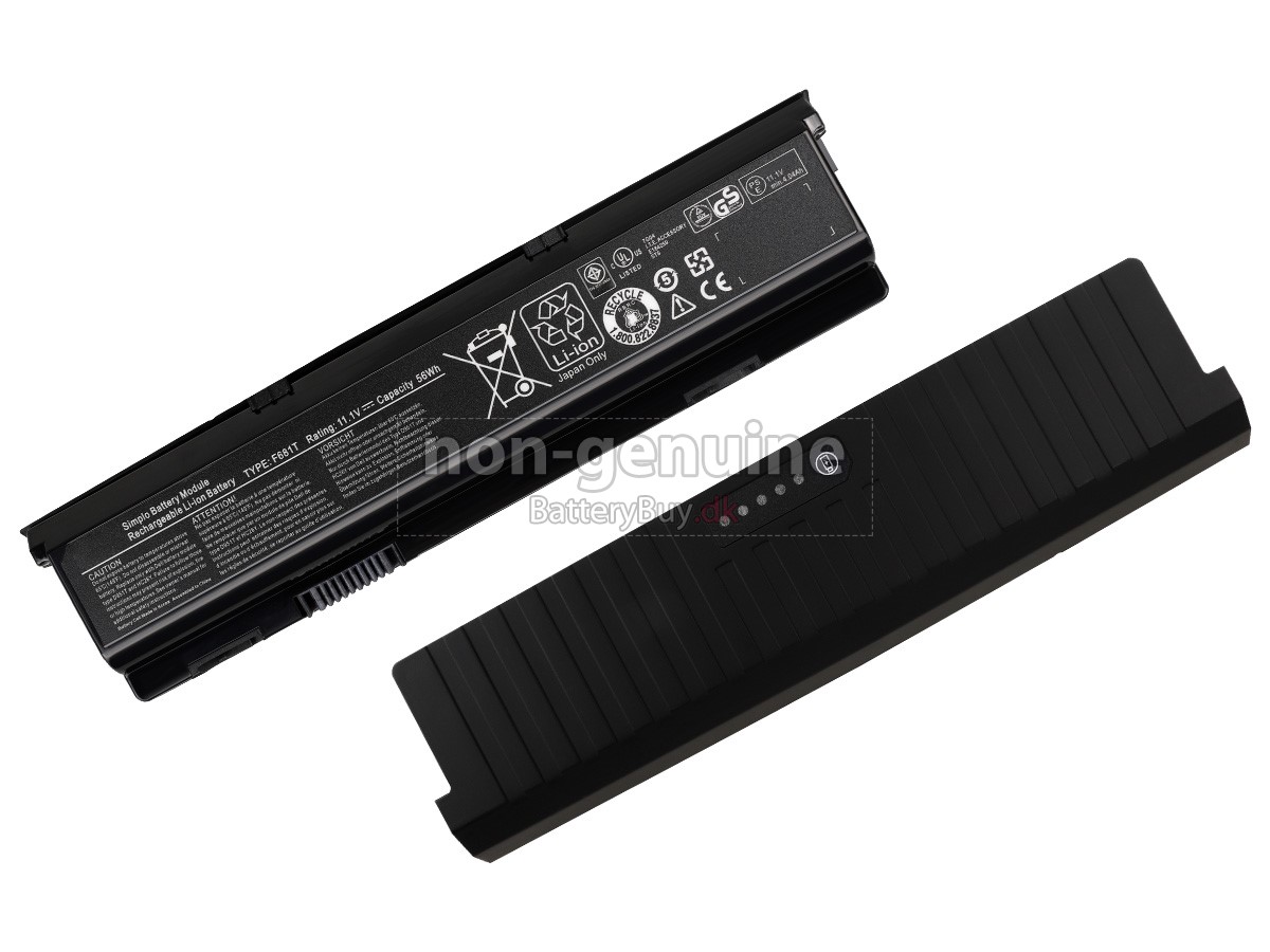 Dell W3VX3 laptop udskiftningsbatteri