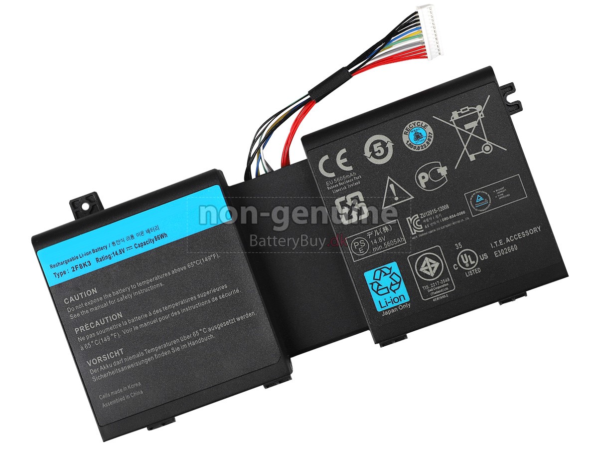 Dell Alienware M18X R3 laptop udskiftningsbatteri