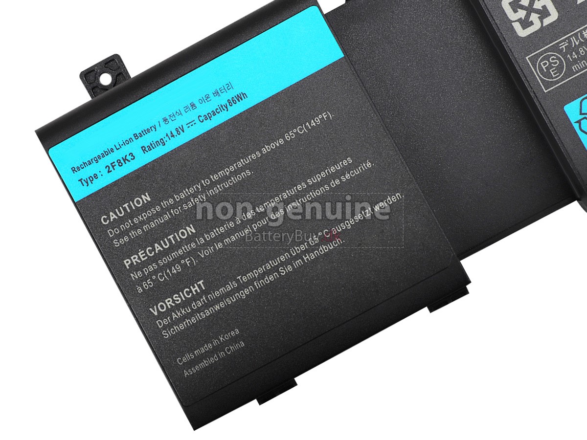 Dell Alienware M17X R5 laptop udskiftningsbatteri