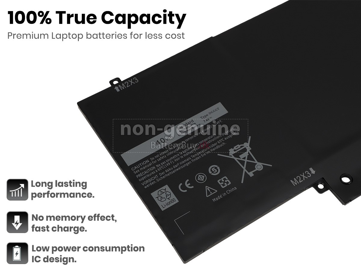 Dell P16T laptop udskiftningsbatteri