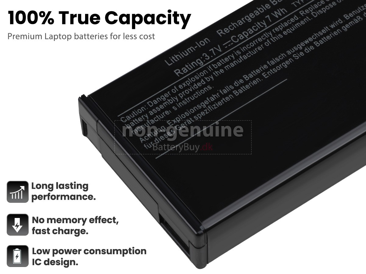 Dell H2R6M laptop udskiftningsbatteri
