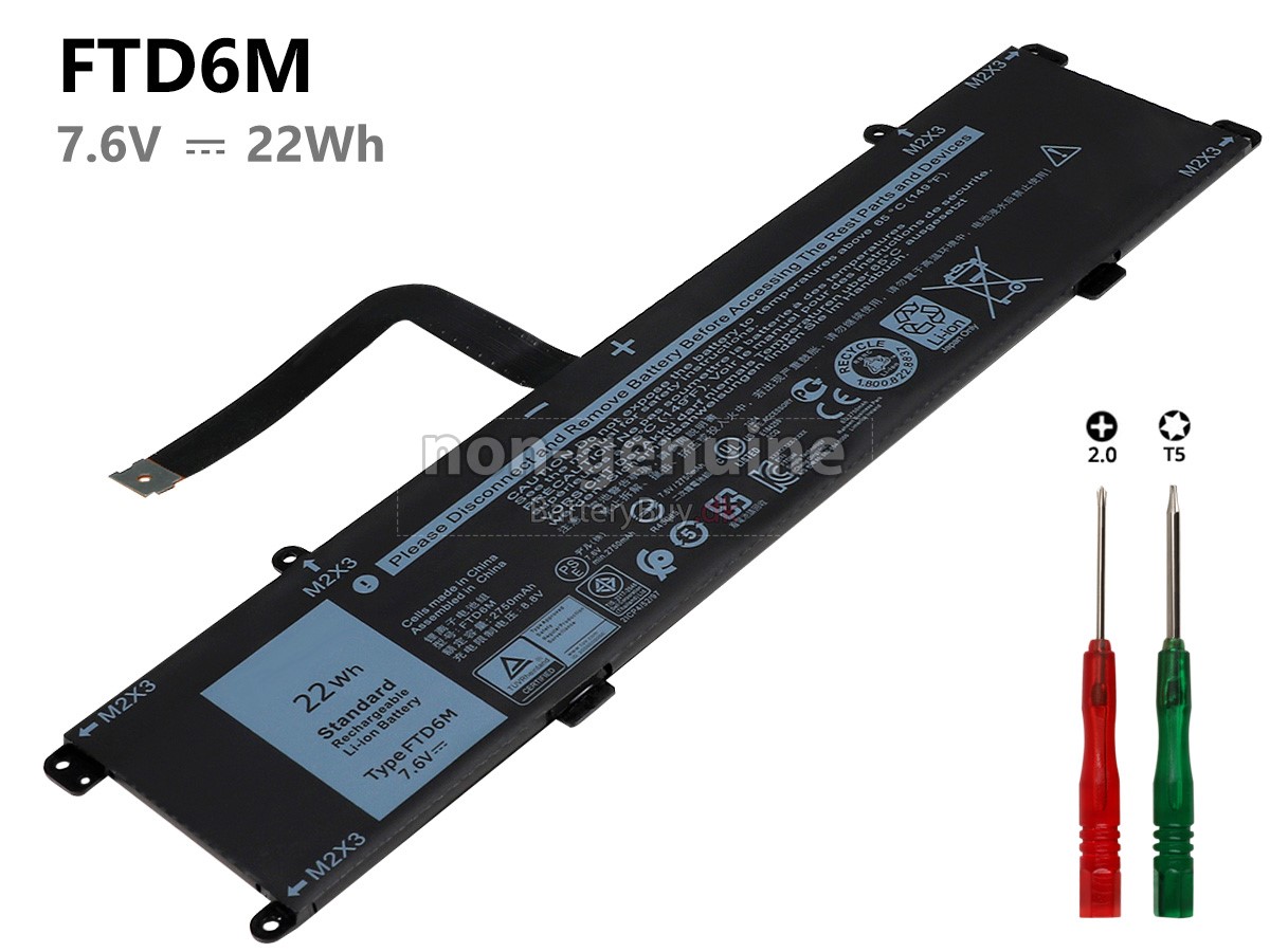 Dell K17M-BK-US laptop udskiftningsbatteri
