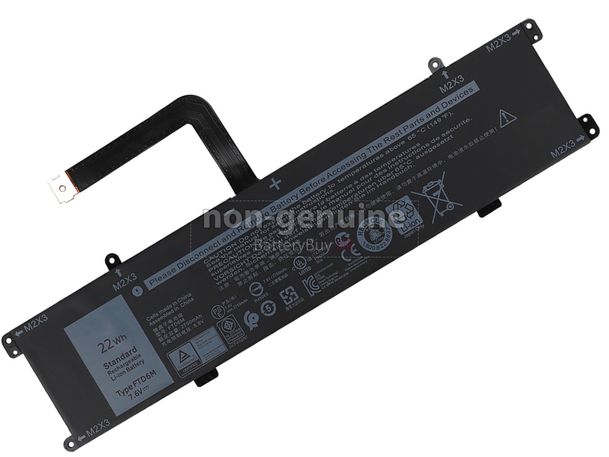 Dell K17M-BK-US laptop udskiftningsbatteri