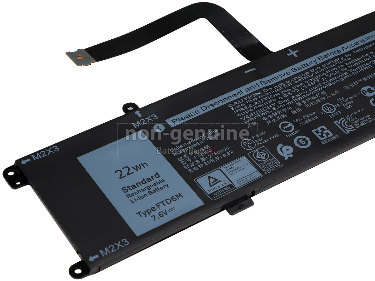 Dell K17M-BK-US laptop udskiftningsbatteri