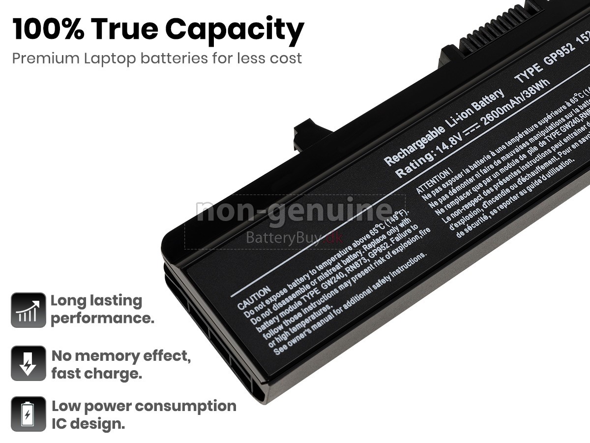 Dell Inspiron 1440 laptop udskiftningsbatteri