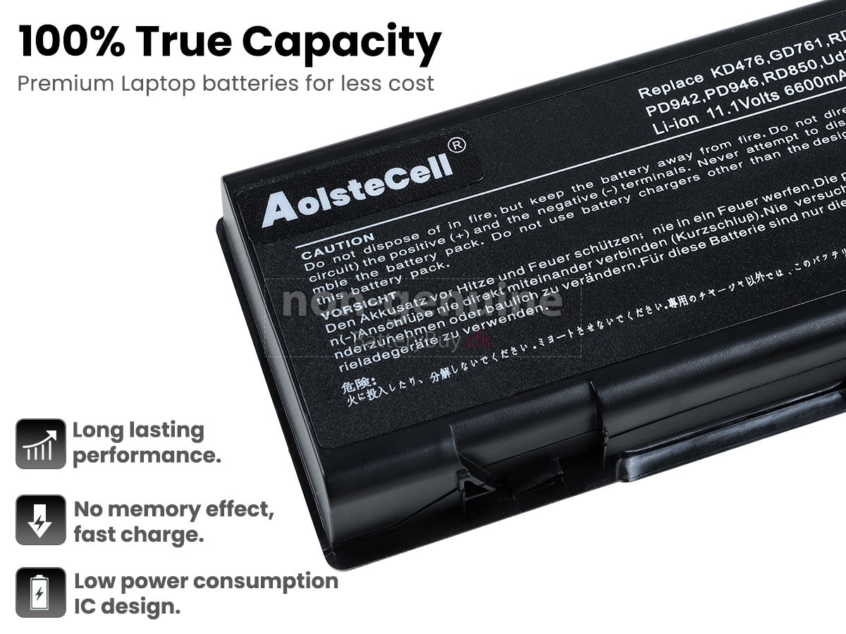 Dell Inspiron 6400 udskiftningsbatteri