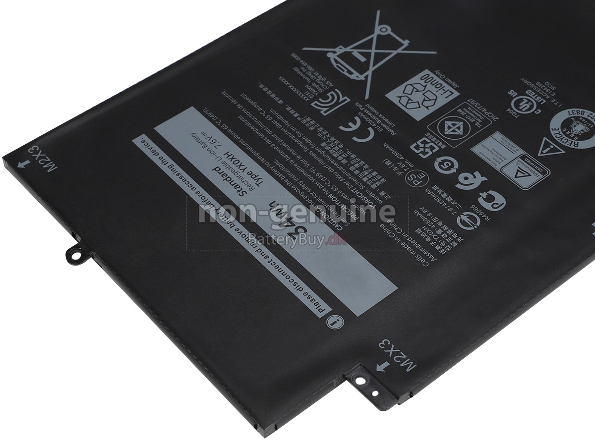 Dell Latitude 7285 laptop udskiftningsbatteri