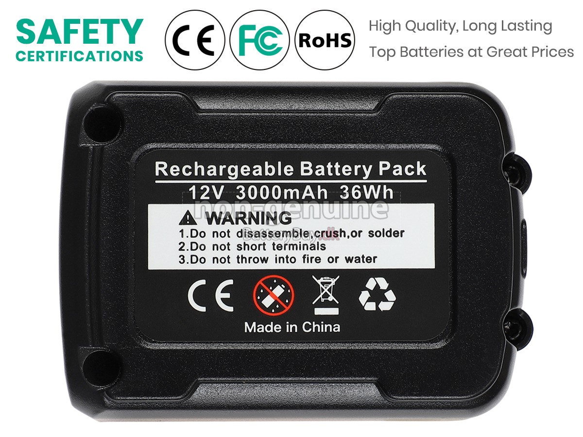 DeWALT DCF610 udskiftningsbatteri