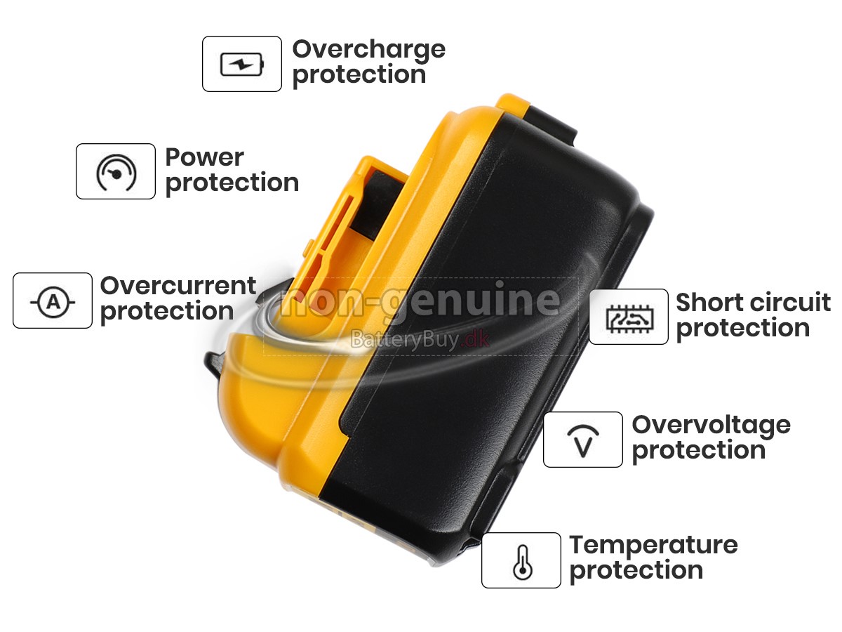 DeWALT DCF610 udskiftningsbatteri