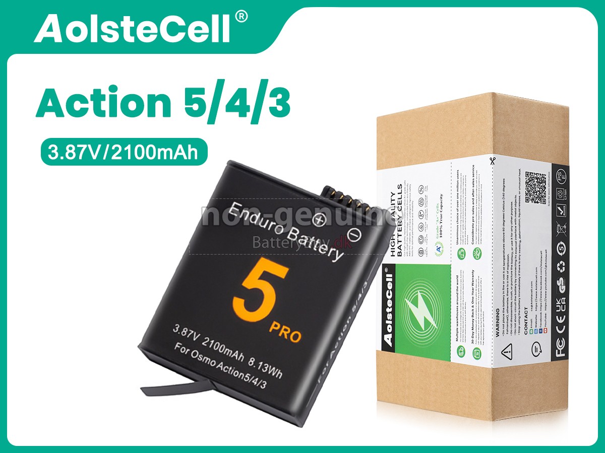 DJI OSMO ACTION 4 udskiftningsbatteri