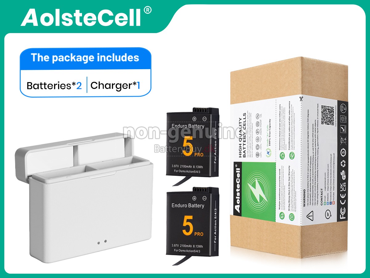 DJI OSMO ACTION 4 udskiftningsbatteri