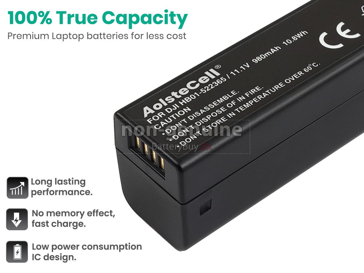 DJI OSMO (ZENMUSE X3) udskiftningsbatteri