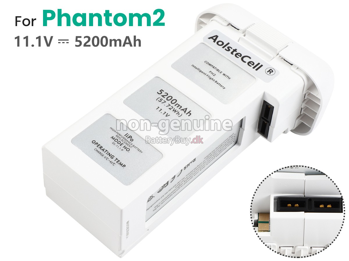 DJI PHANTOM 2 VISION udskiftningsbatteri