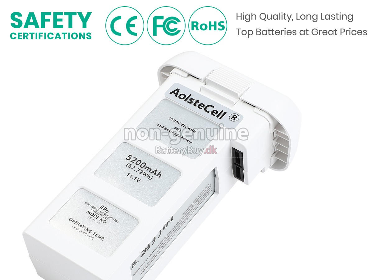 DJI PHANTOM 2 VISION udskiftningsbatteri