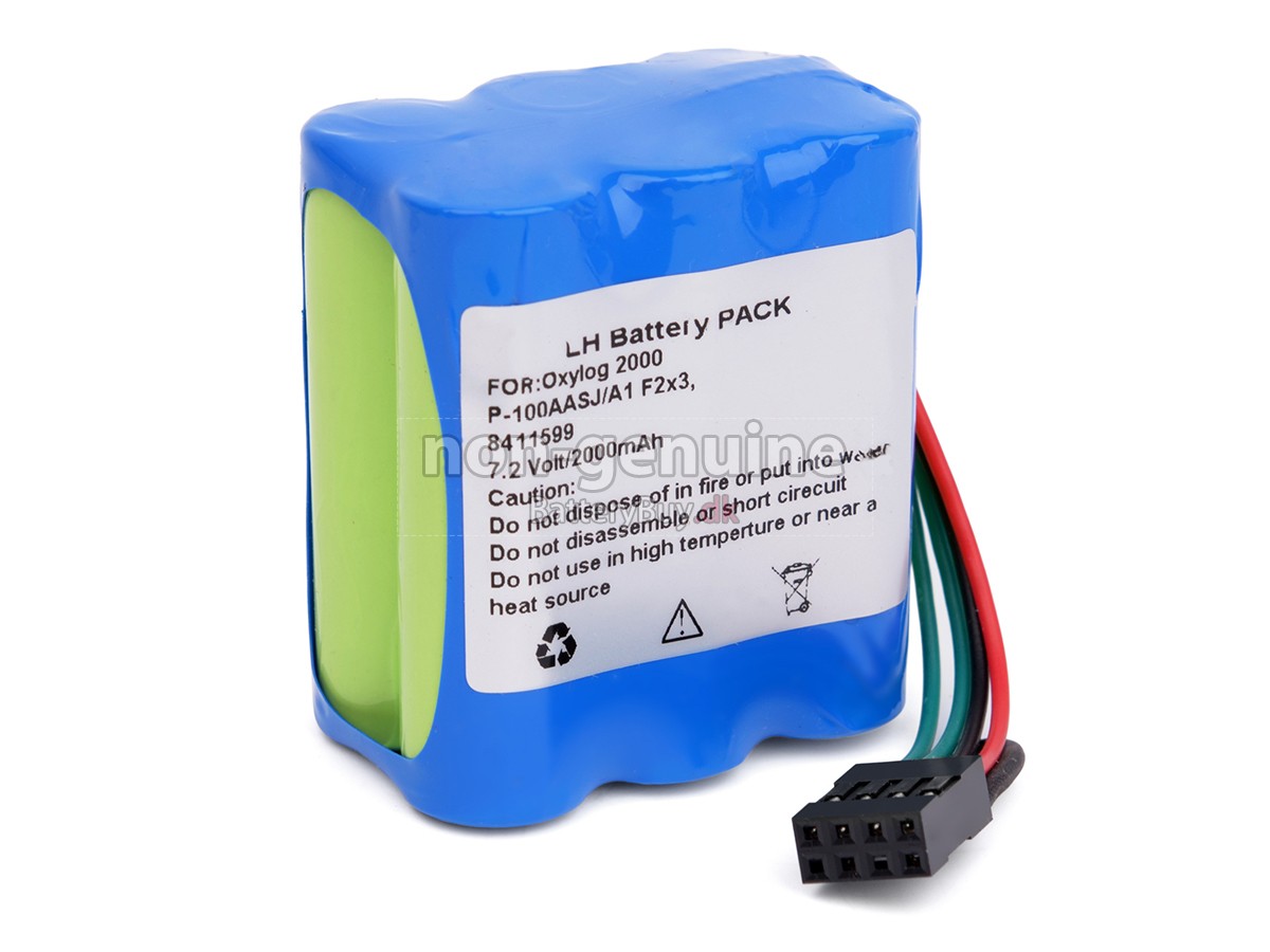 Drager OXYLOG 2000 udskiftningsbatteri