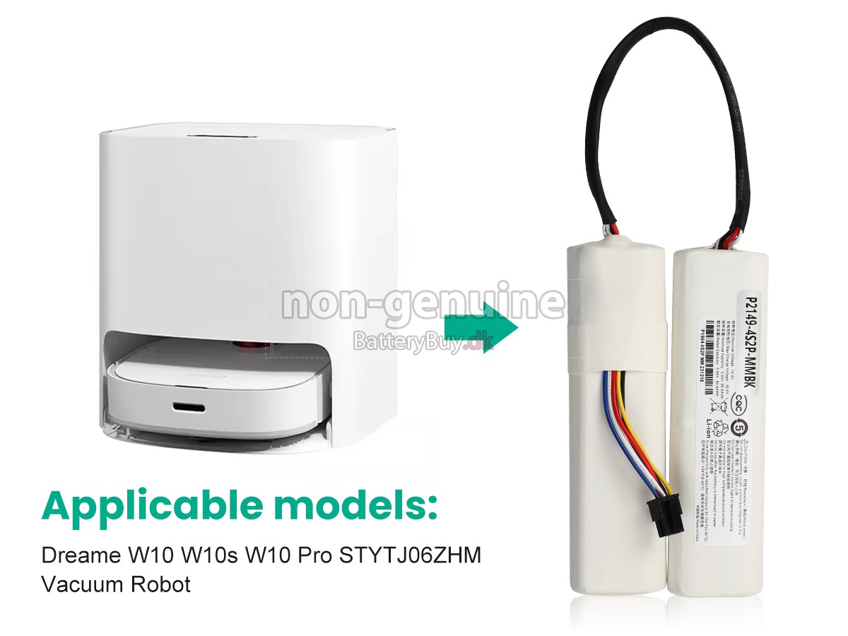 Dreame W10 PRO udskiftningsbatteri