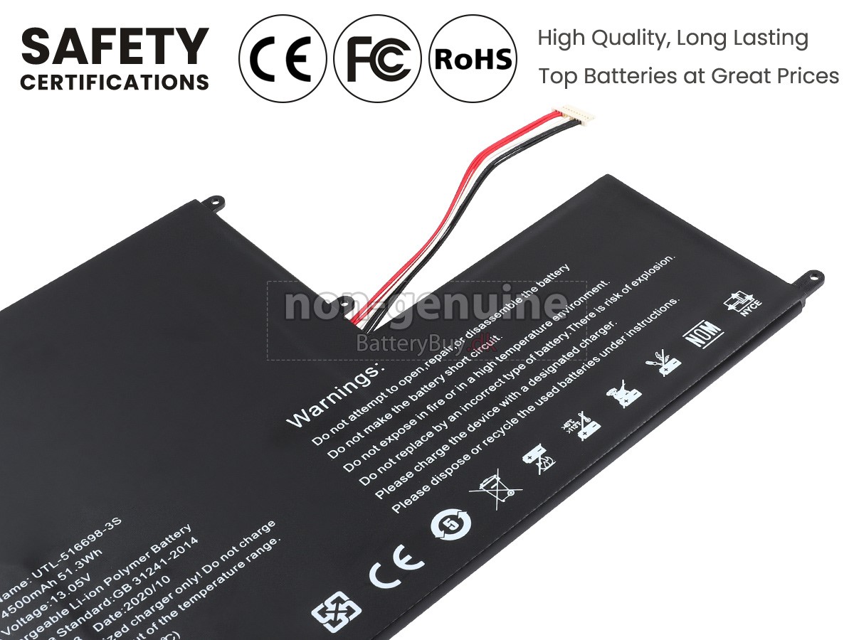 EVOO 485490P-3S1P udskiftningsbatteri