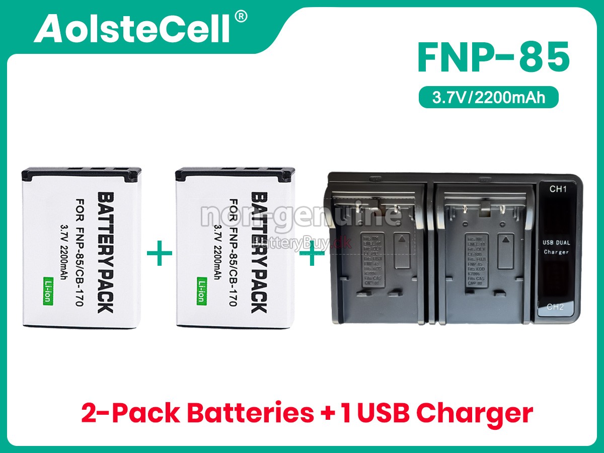 Fujifilm FINEPIX SL305 udskiftningsbatteri