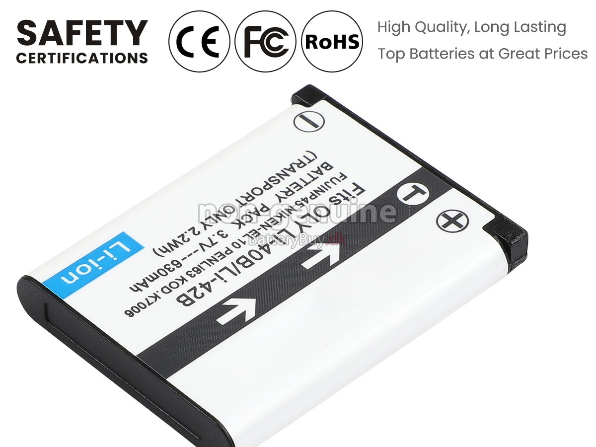 Fujifilm FINEPIX JZ100 udskiftningsbatteri