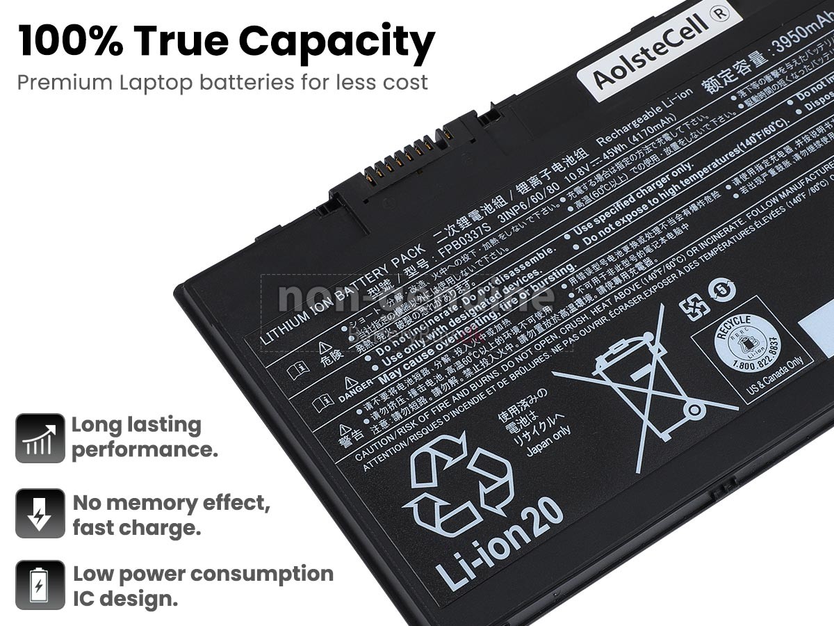 Fujitsu FPB0337S udskiftningsbatteri
