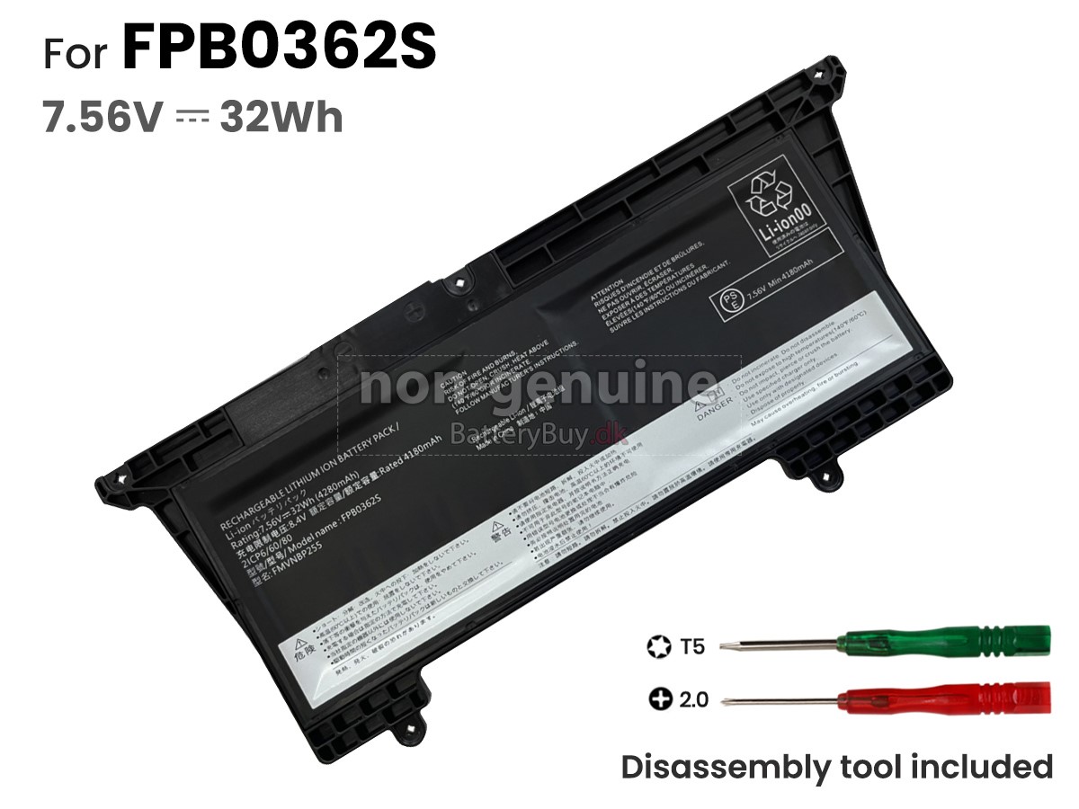 Fujitsu FPB0362S udskiftningsbatteri