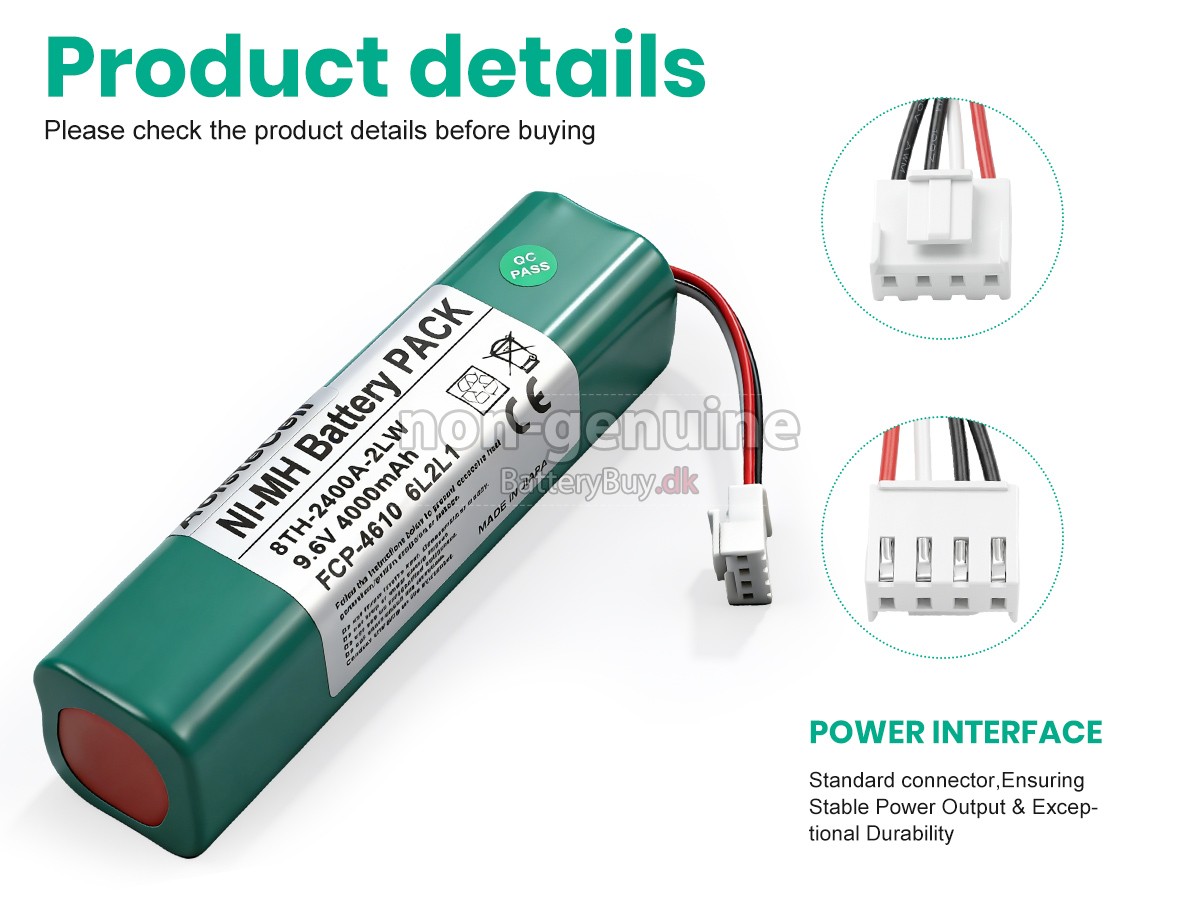 Fukuda 6L2L1 udskiftningsbatteri