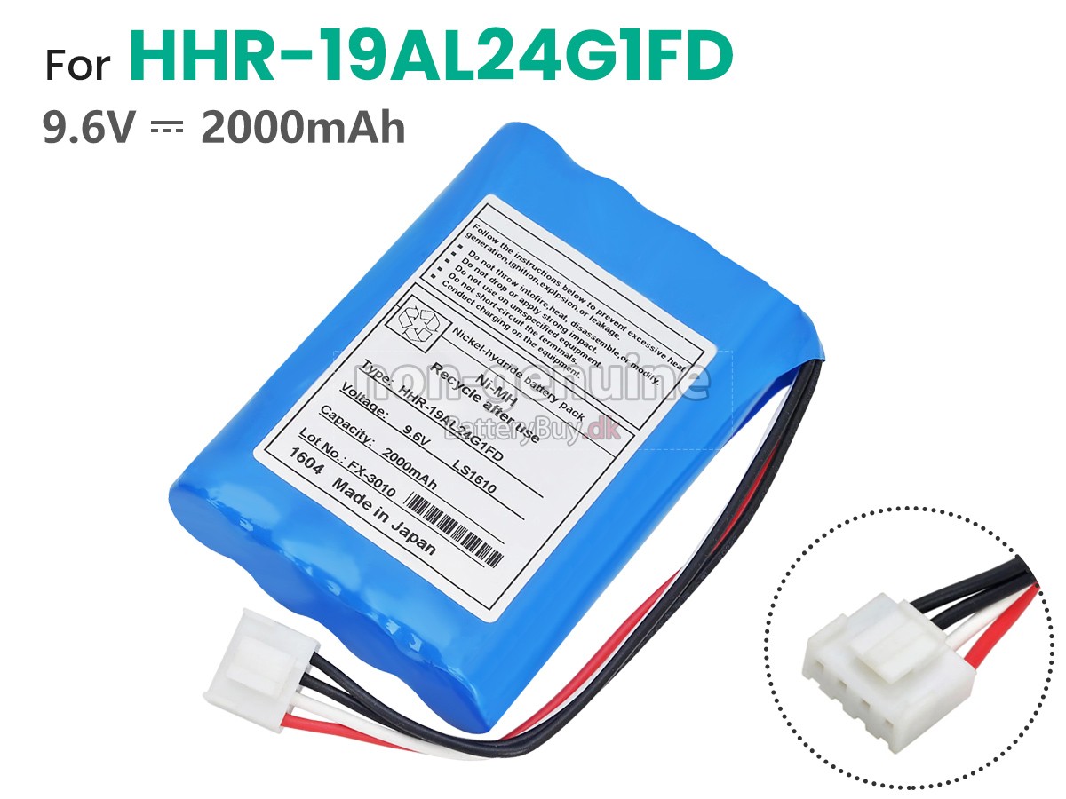 Fukuda FCP-3610 udskiftningsbatteri