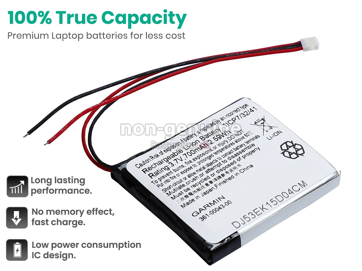 Garmin 010-01626-02 udskiftningsbatteri