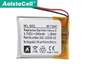 batteri til Garmin 010-01338-77