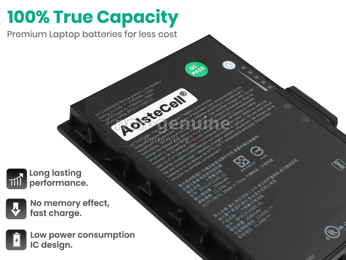 Getac 242142000002 udskiftningsbatteri