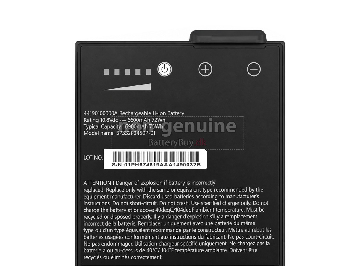 Getac 44190100000A udskiftningsbatteri