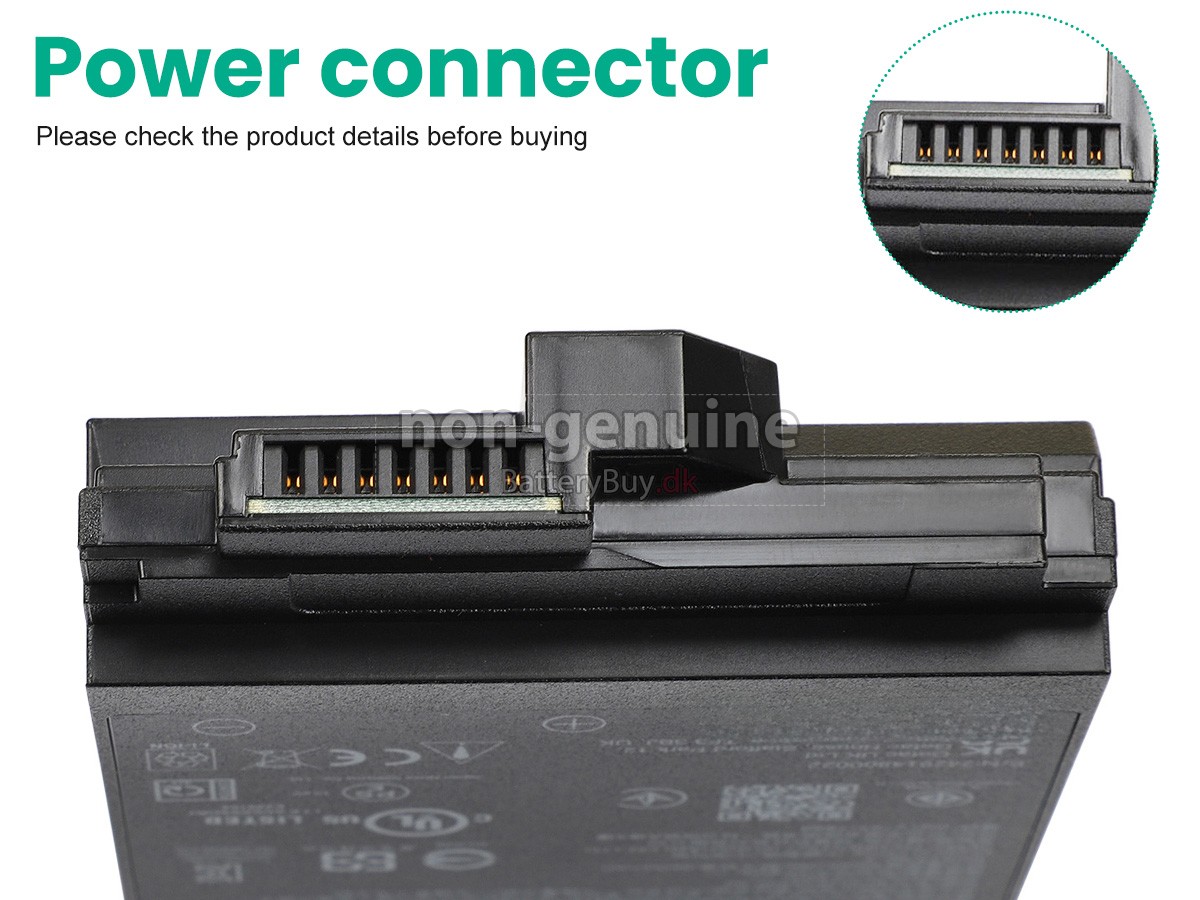 Getac S410 udskiftningsbatteri