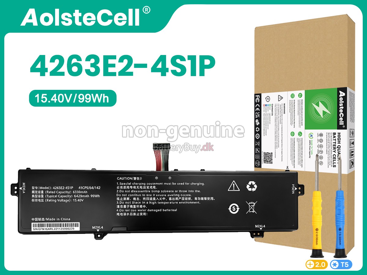 Gigabyte 4263E2-4S1P udskiftningsbatteri