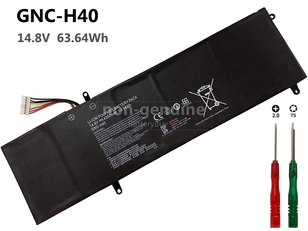 Gigabyte GNC-H40 laptop udskiftningsbatteri