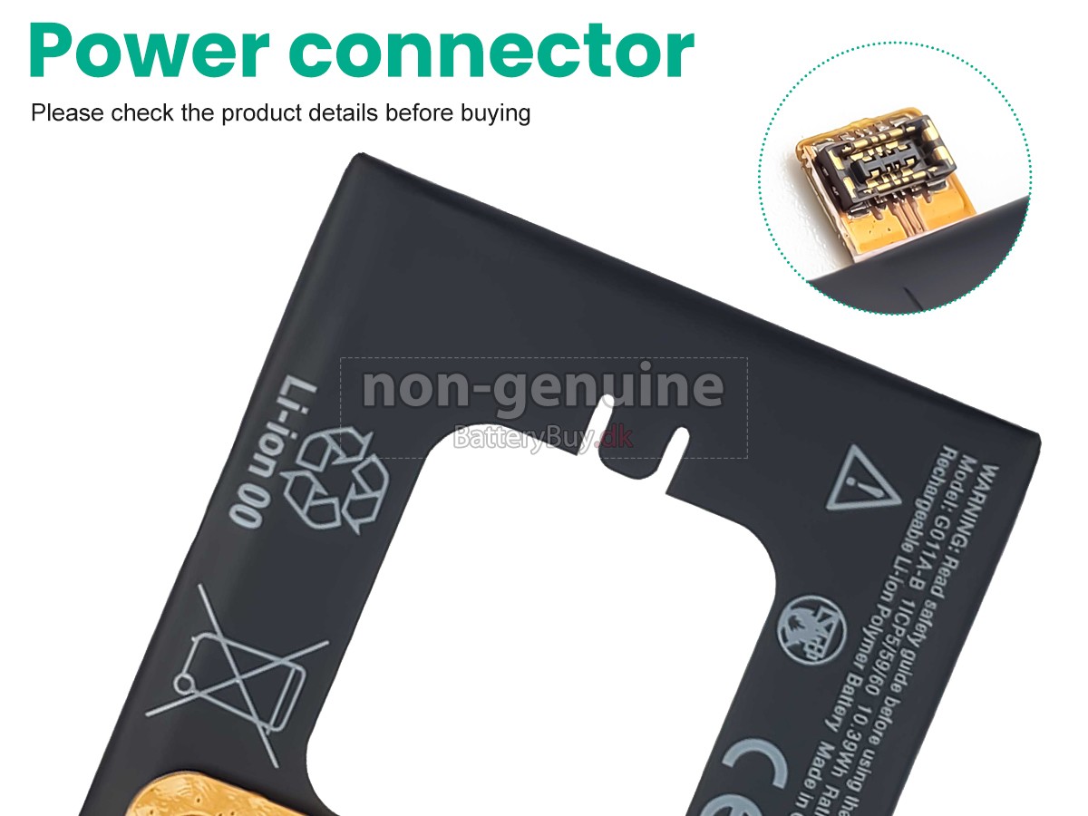 Google G011A-B udskiftningsbatteri