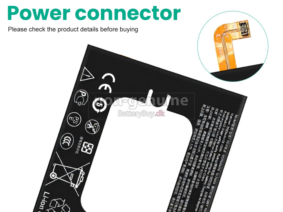 Google G011B-B udskiftningsbatteri