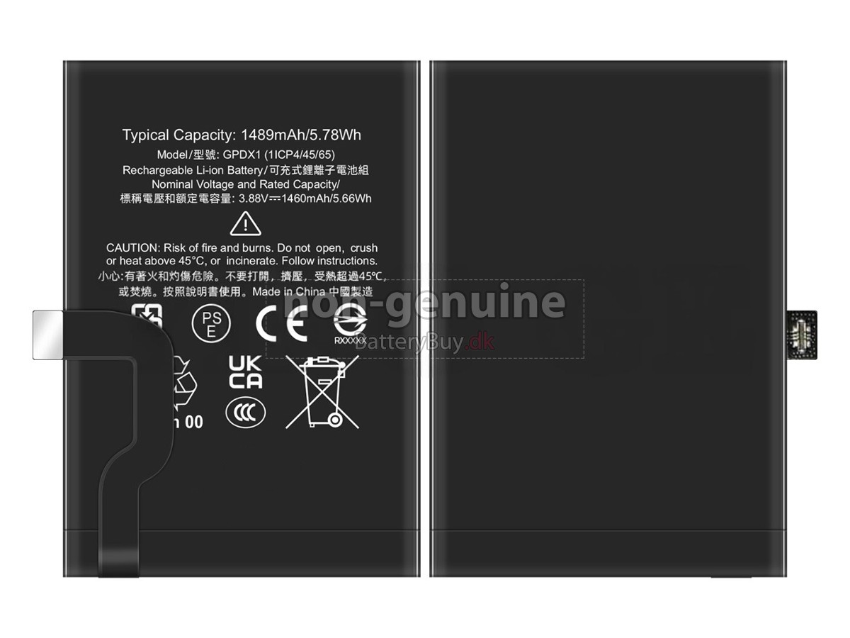 Google PIXEL FOLD udskiftningsbatteri