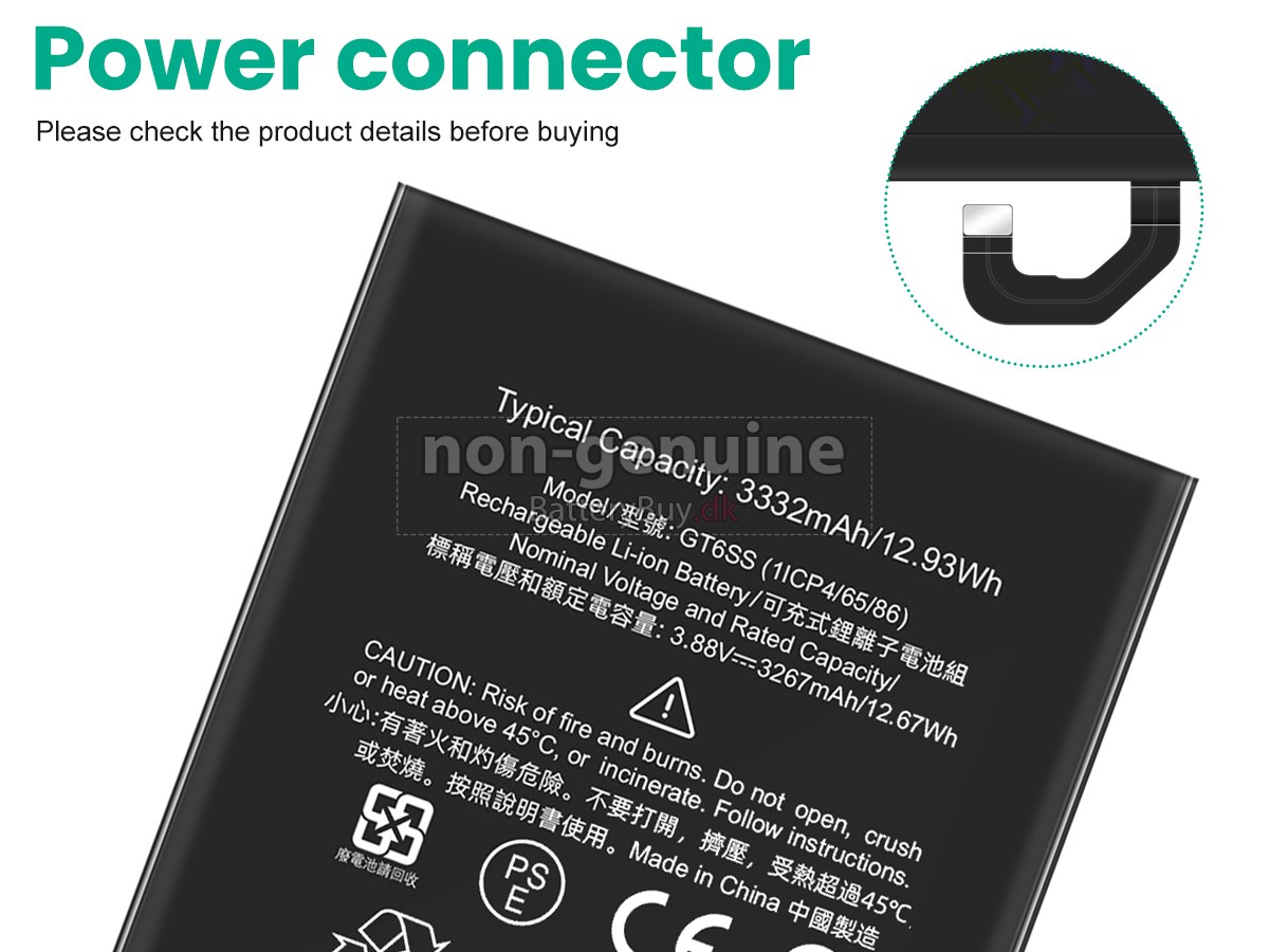 Google PIXEL FOLD udskiftningsbatteri